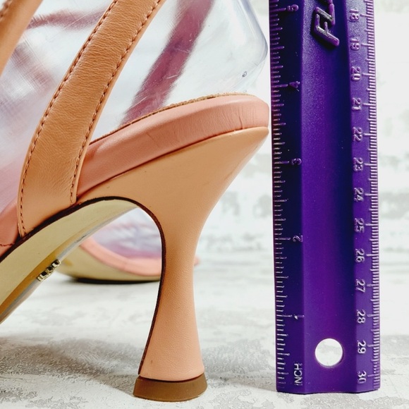 Sam Edelman Women's Maven Peach Leather Heeled Sandal - Picture 5 of 5